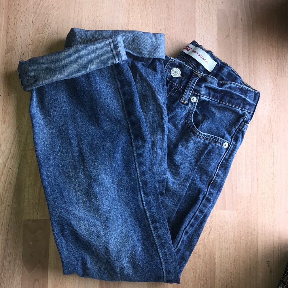 Levi’s 505 little boy jeans.